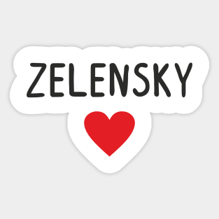 Zelensky Sticker